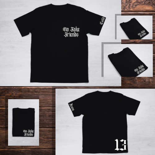 FRIDAY 13th BLACK T SHIRT CLUB