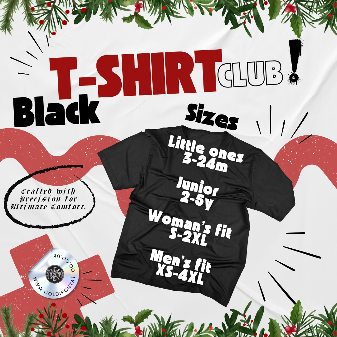 XMAS EDITION Black T-shirt Club